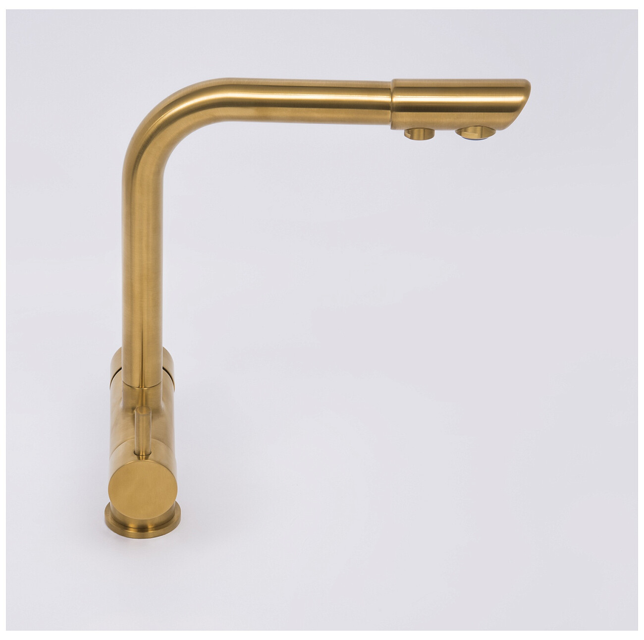 Смеситель для кухни под фильтр из латуни золотой Wasserkraft A8387 - изображение 5