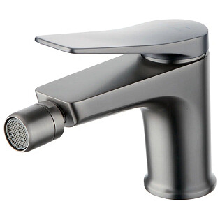 Смеситель для биде графитовый Lemark Bronx LM3708GM
