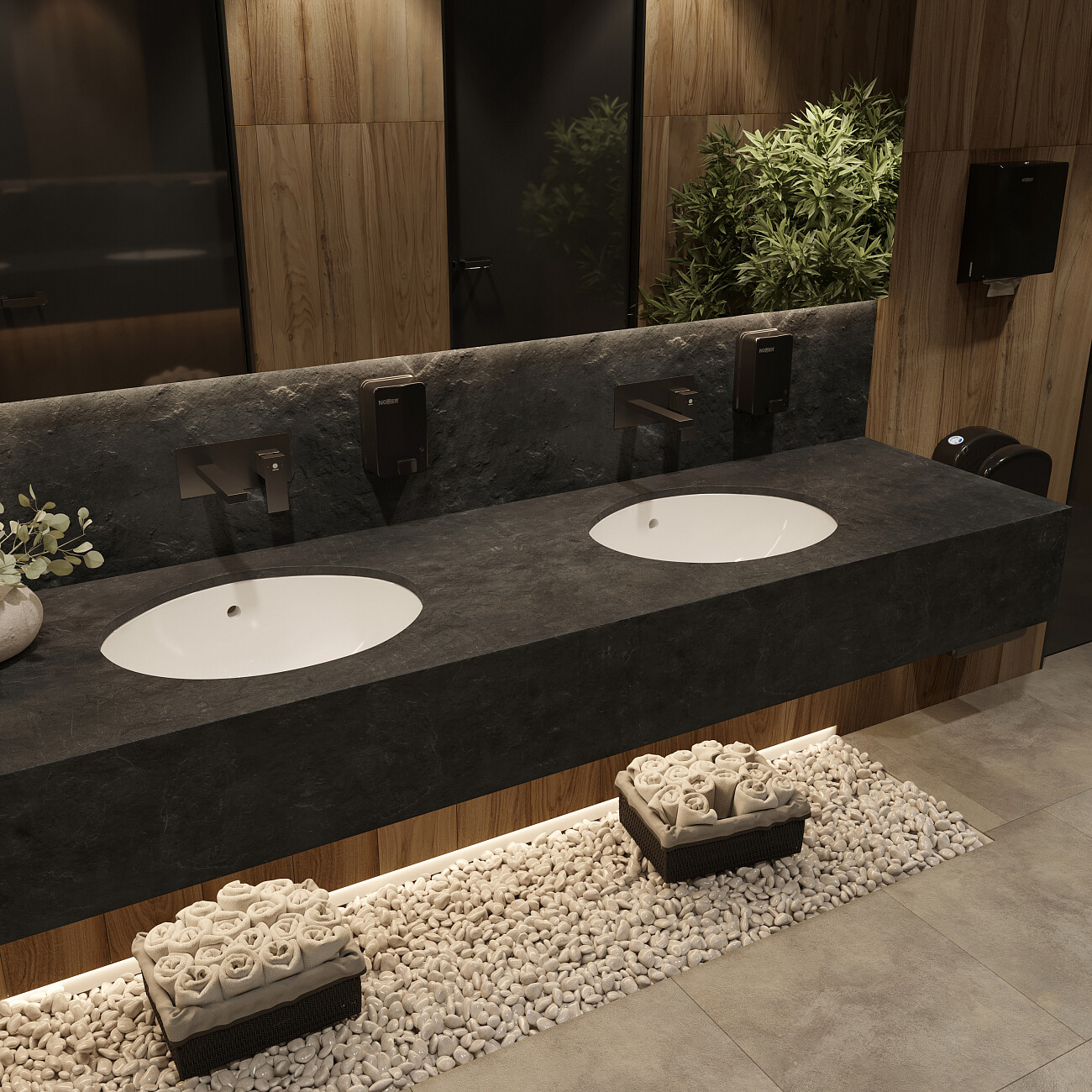 Раковина встраиваемая керамическая овальная 42х52 см белая Stworki K0001-0526-001-1-0000 - изображение 3