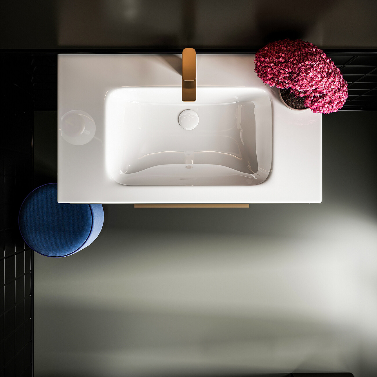 Раковина накладная керамическая прямоугольная 51,5х71 см белая Stworki 42071-KL - изображение 3