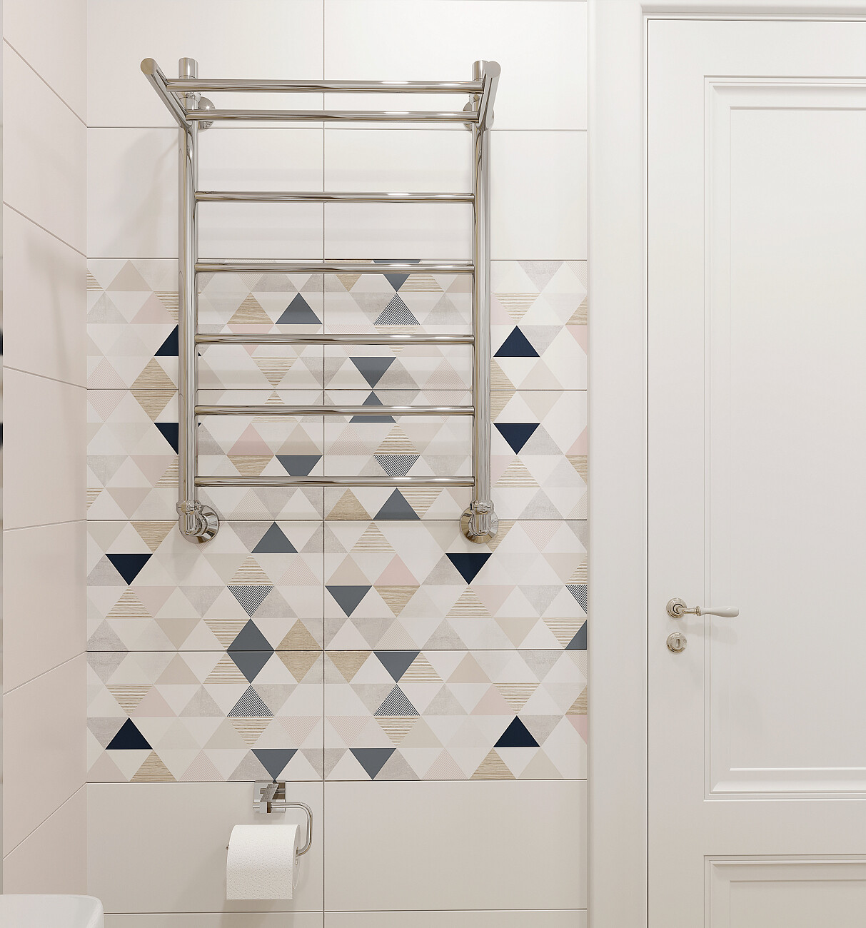 Полотенцесушитель водяной 80х50 см хром Ewrika "Сафо" FP 4627201607911 - изображение 9