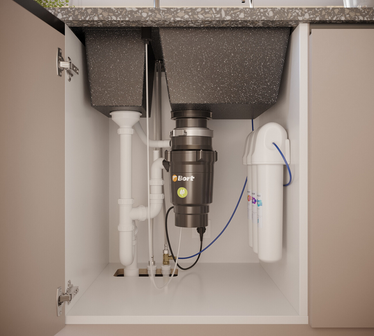 Смеситель для кухни Mega Life MG-TK06 с фильтром "Кристалл" ECO Pro 212503 - изображение 6