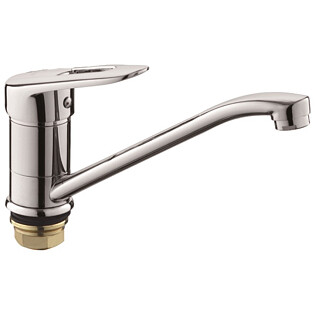 Смеситель для кухни однорычажный хром D-Lin D154428-6