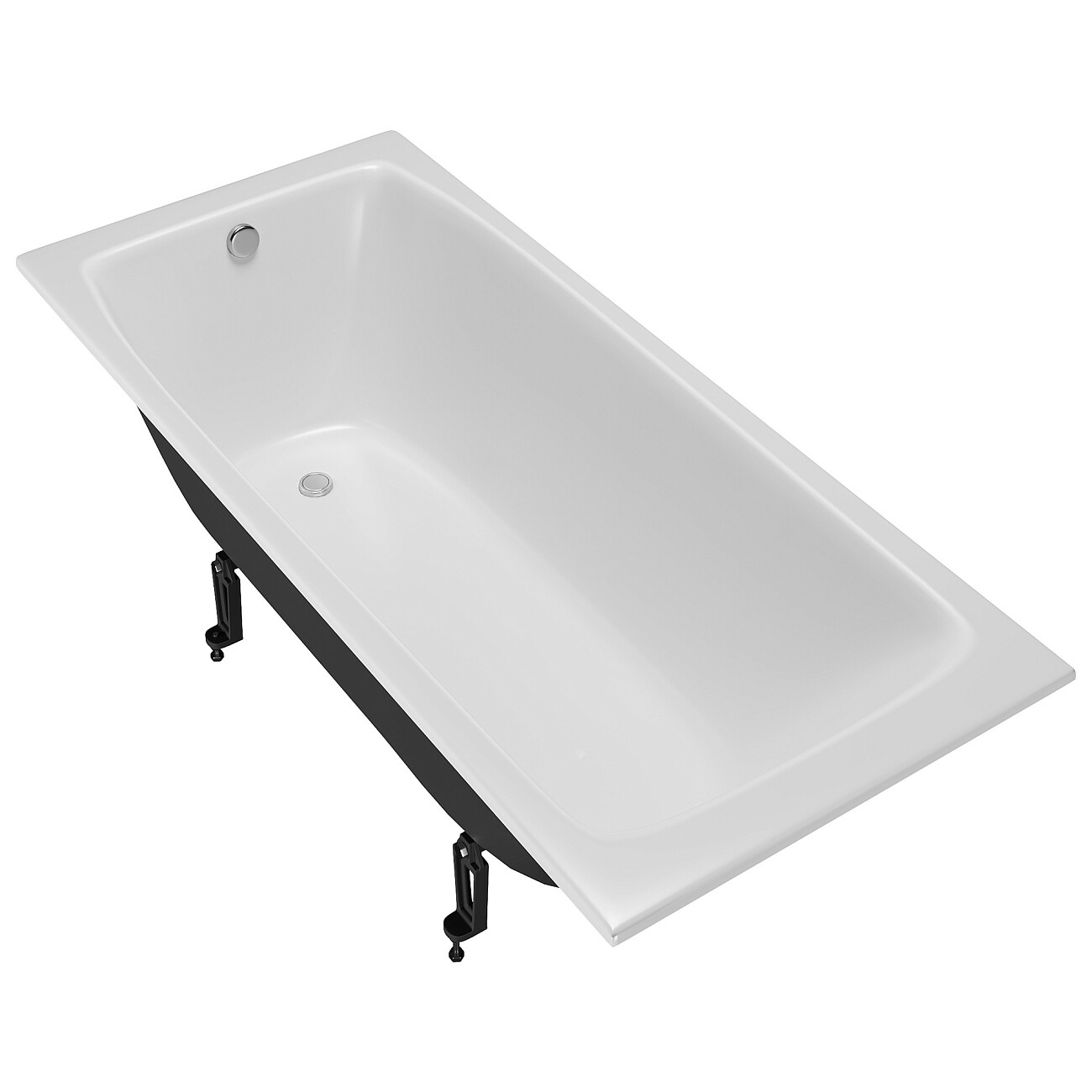 Ванна чугунная 170х75 см белая Creto Flight 27-1175 - изображение 4