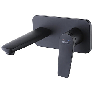 Смеситель для раковины встраиваемый черный Lemark Bronx LM3726BL