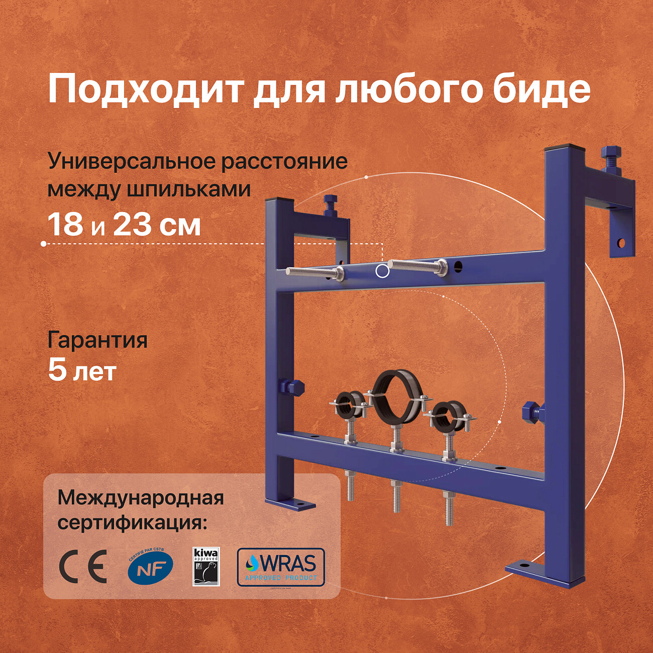 Система инсталляции для биде синяя Stworki 540201 - изображение 4