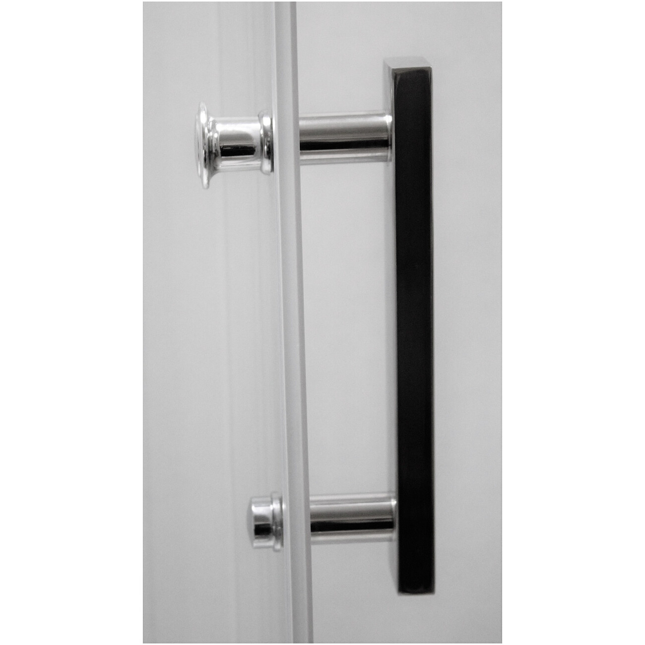 Душевая кабина четверть круга с низким поддоном 90х90 см хром, белая Cerutti SPA Korra 90T - изображение 14