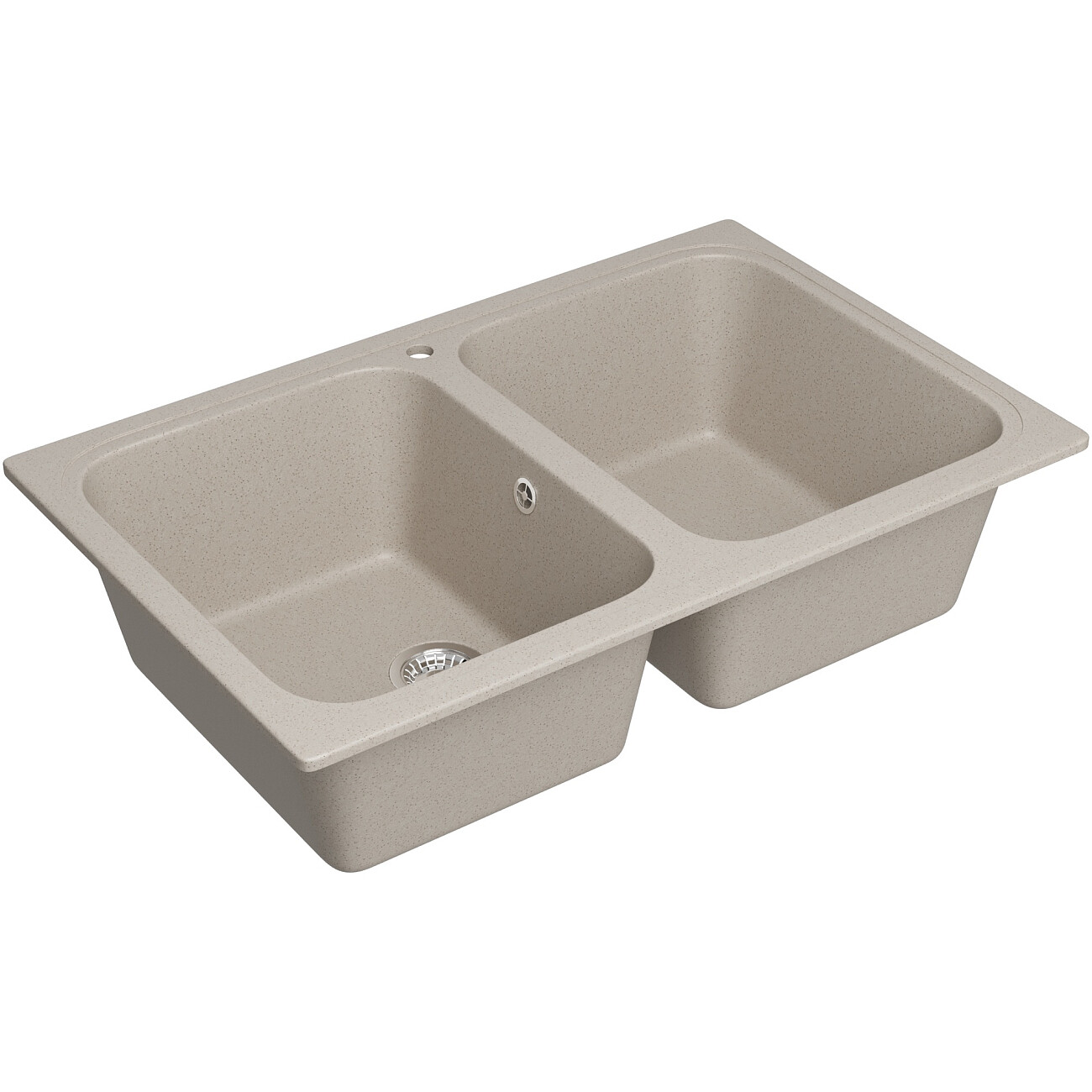 Мойка кухонная бежевая Domaci "Болонья" М-20-003 - изображение 9