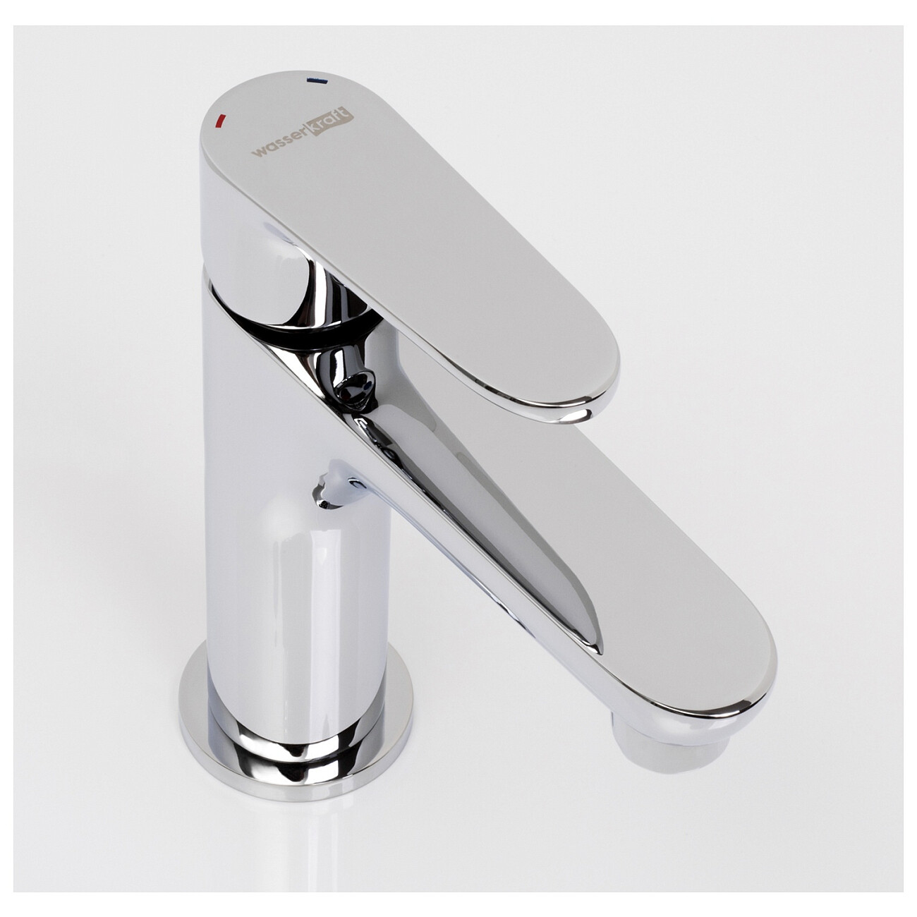 Смеситель для раковины из латуни хром Wasserkraft 3504 - изображение 8