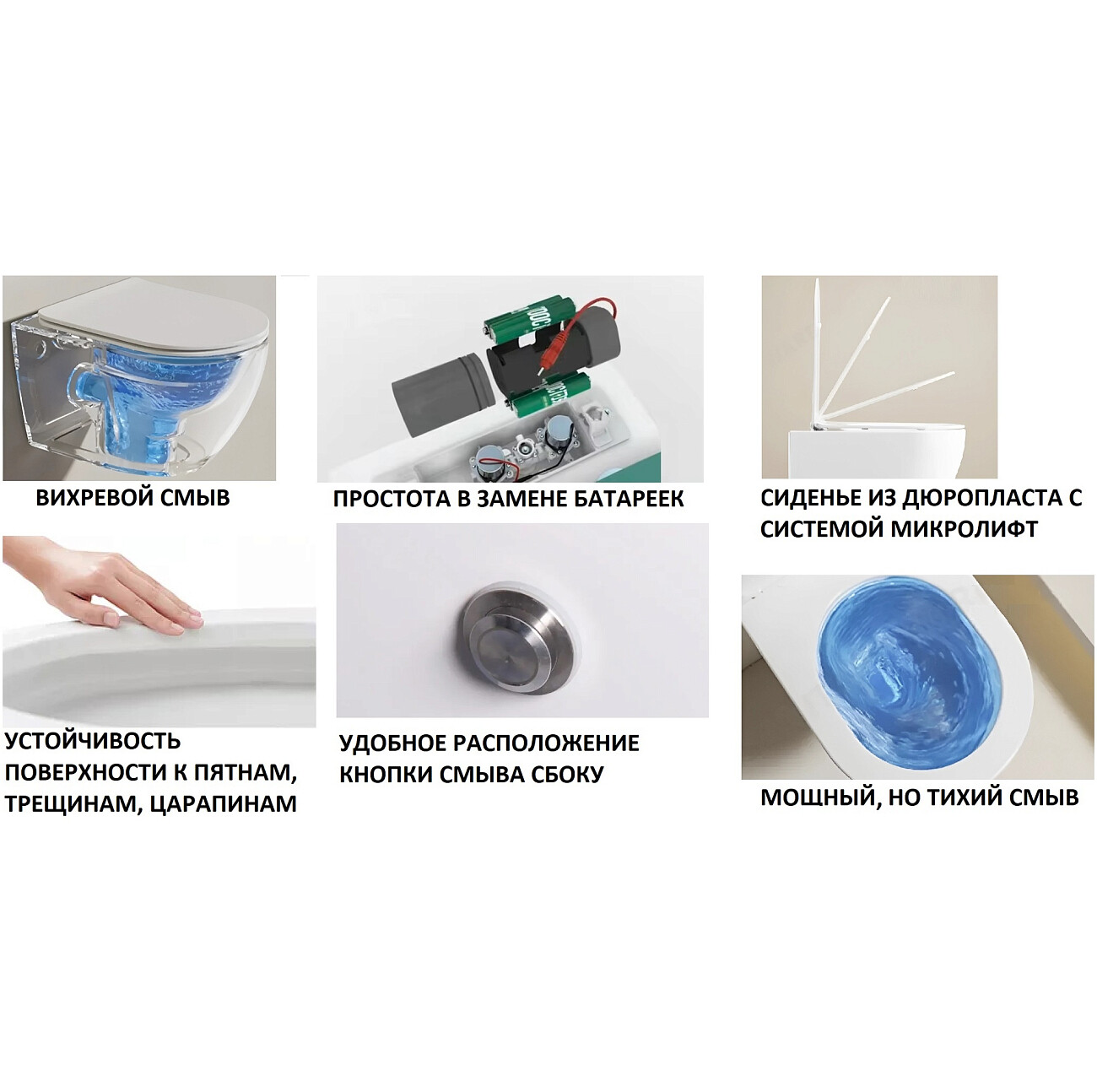 Унитаз напольный с импульсным смывом белый Cerutti SPA Sella Pulse - изображение 7