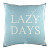 Подушка с надписью Lazy Days