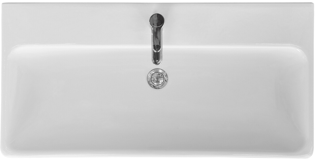 Раковина мебельная фарфоровая 90 см белая Stworki "Адриана" - изображение 6