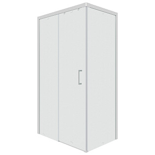 Душевой уголок прямоугольный левый 80x110 см хром Cerutti SPA Vito 110-L