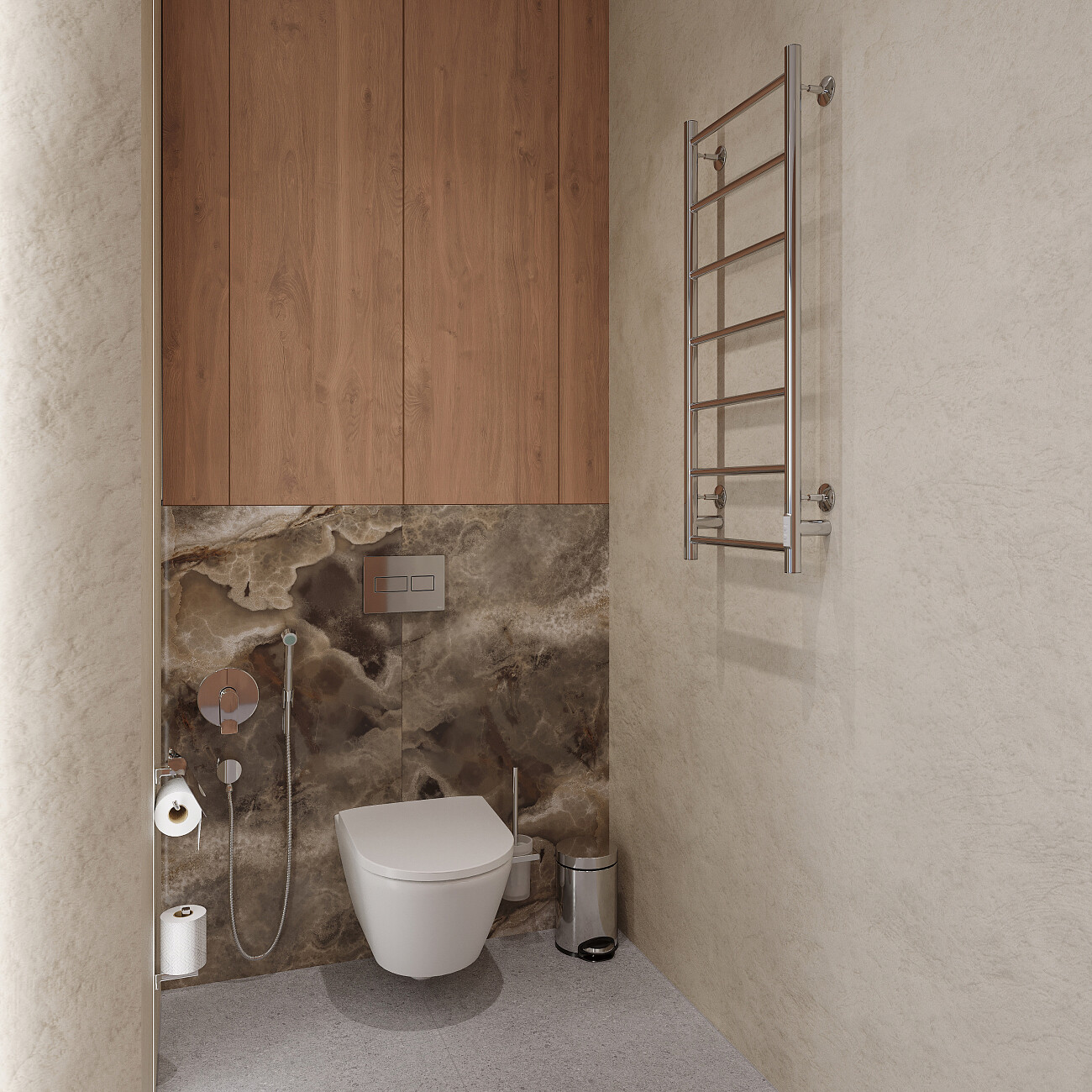 Полотенцесушитель электрический 100x40 см хром Ewrika "Сафо" PN10 4657763847692 - изображение 6