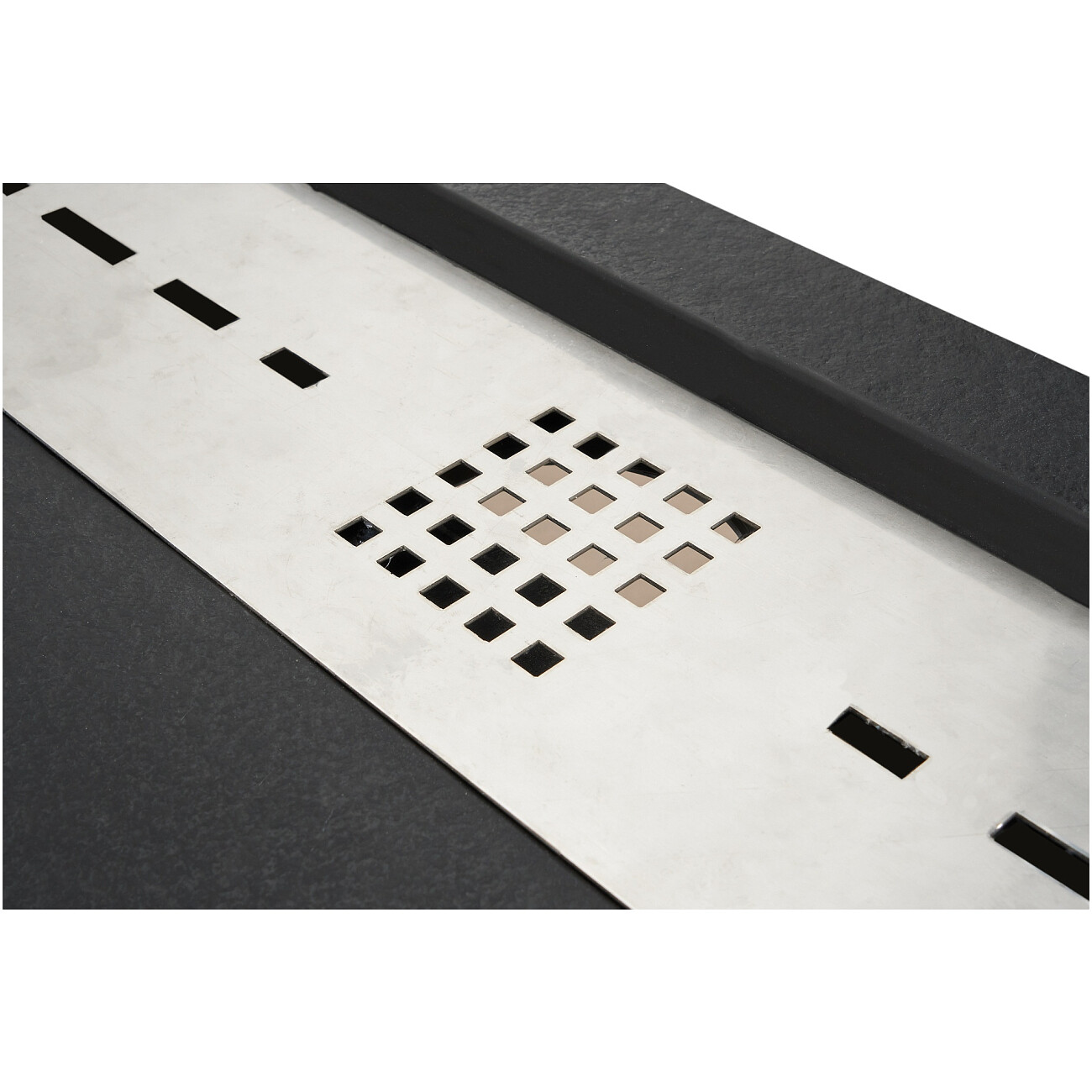 Душевой поддон из искусственного камня низкий 100х80 см черный Creto Scala 3-0051 - изображение 5