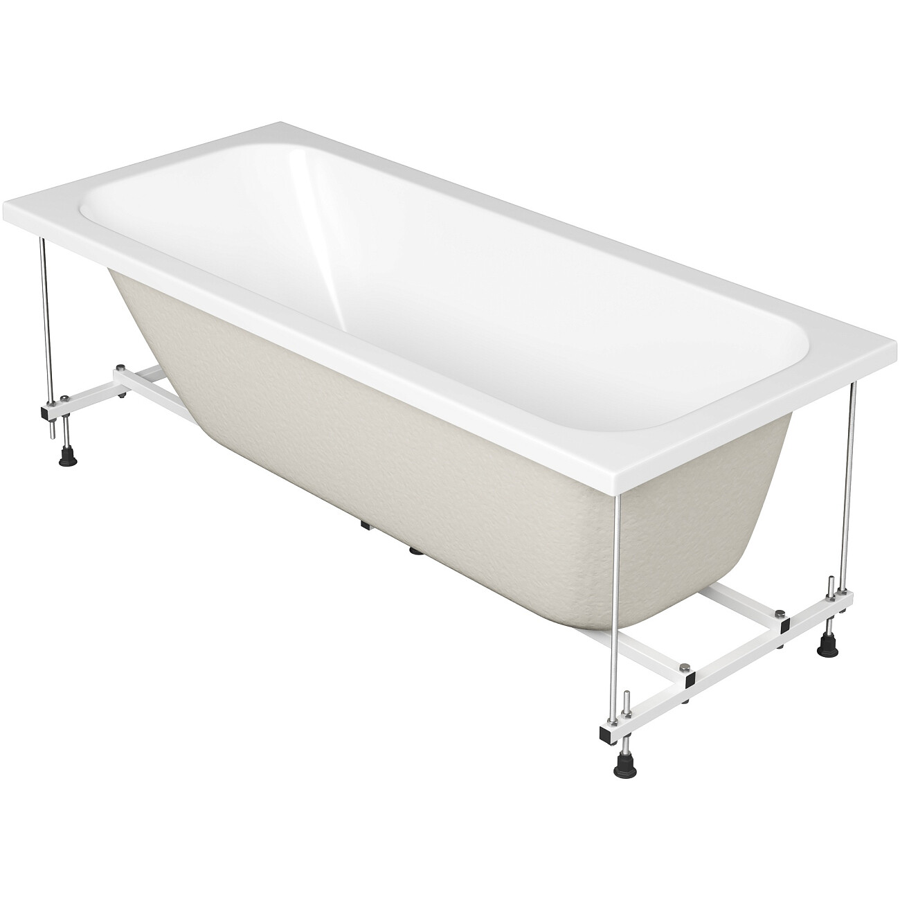Ванна акриловая 170х75 см с каркасом белая Stworki "Ларвик" VN-732760 - изображение 6