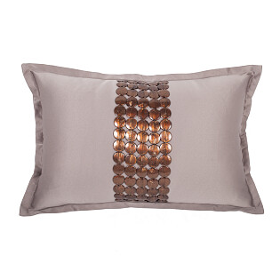 Декоративная подушка Handwork Exclusive Прямоугольная Бежевая