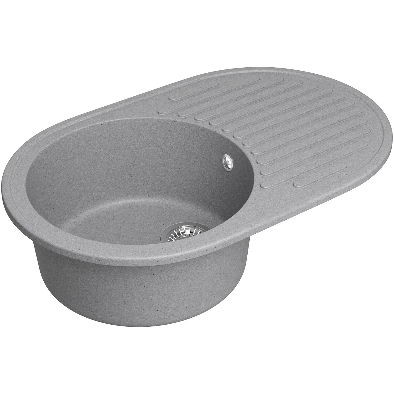 Мойка кухонная светло-серая Domaci "Болонья" М-11-006 - изображение 9