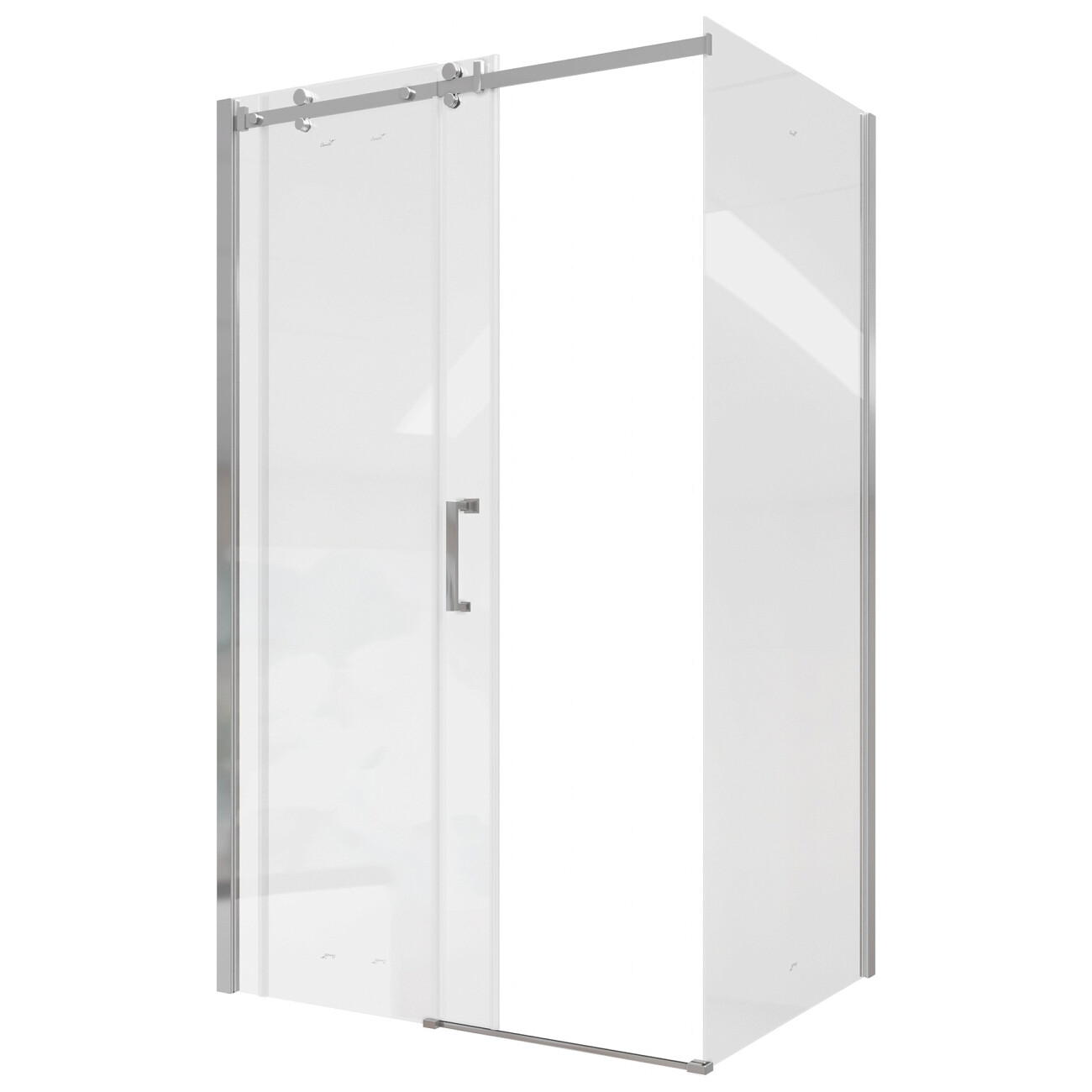 Душевой уголок прямоугольный 90x120 см хром Cerutti SPA Ceza's 120 - изображение 7