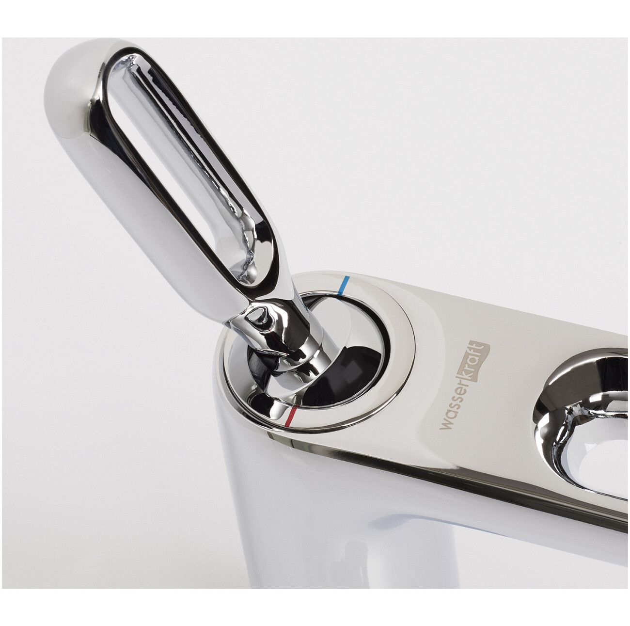 Смеситель для раковины из латуни хром Wasserkraft 1803 - изображение 5