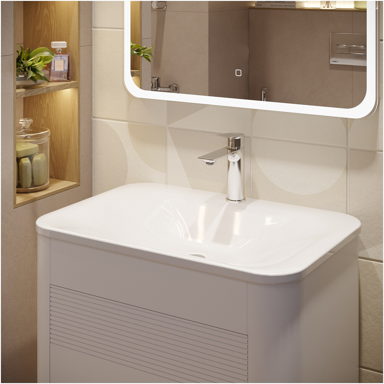 Смеситель для раковины однорычажный хром Stworki "Рандерс" S19010CR - изображение 7