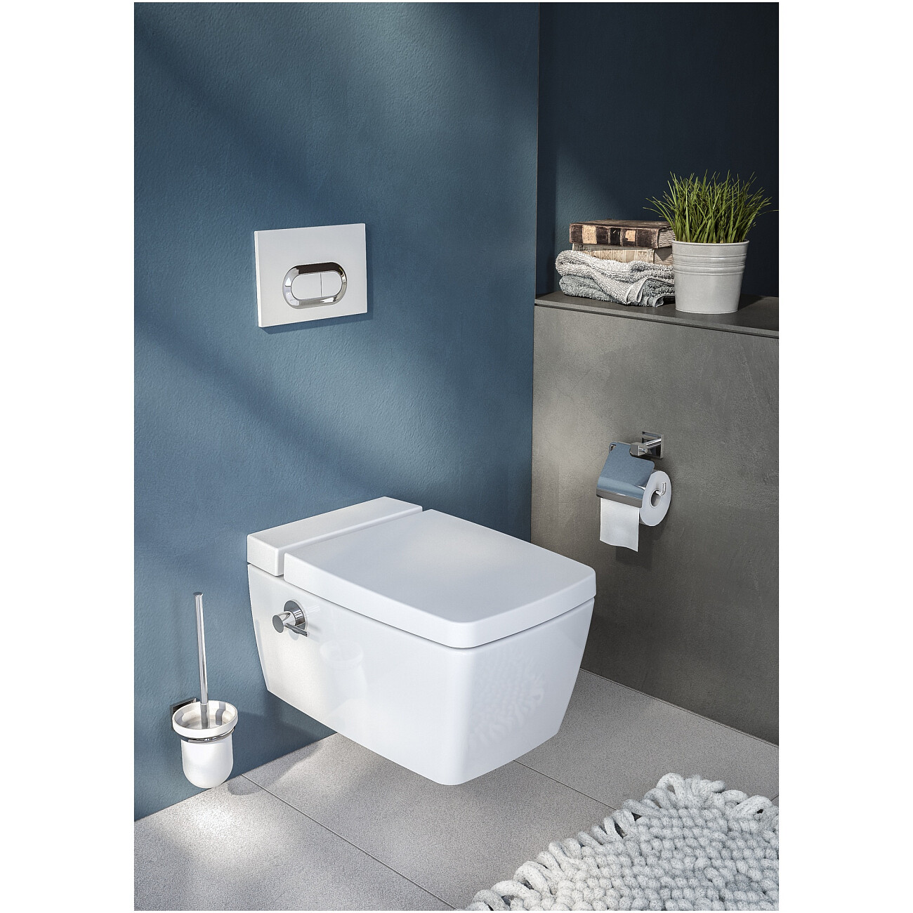 Кнопка смыва металлическая нержавеющая сталь Vitra Loop O 740-0940 - изображение 2