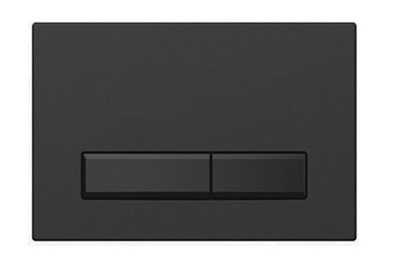 Кнопка смыва для унитазов черная матовая Aquatek 009D Slim KDI-0000025