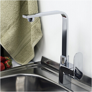 Смеситель для кухни из латуни хром Wasserkraft 5807