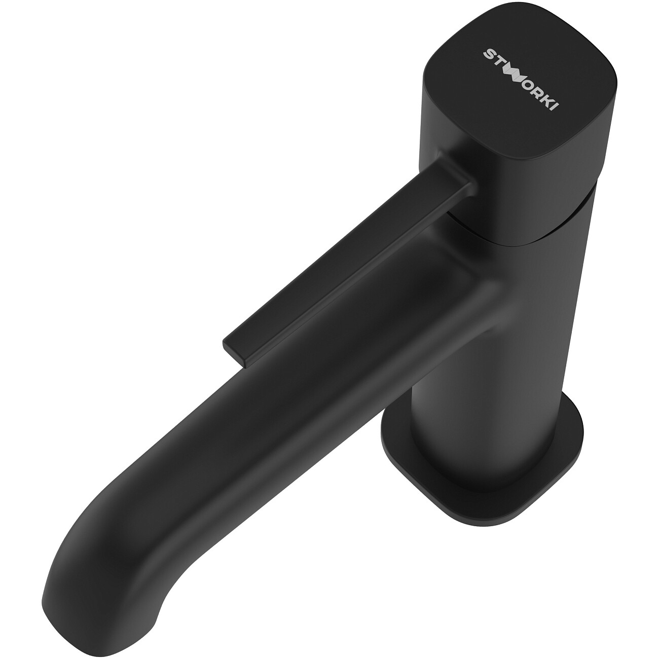 Смеситель для раковины однорычажный черный Stworki "Эстерсунд" S31010BK - изображение 10