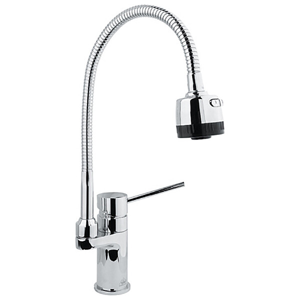 Смеситель для кухни с гибким изливом хром Timo Saona 2308F - изображение 1
