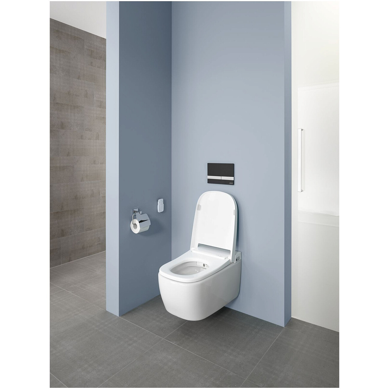 Унитаз подвесной с электронным управлением белый Vitra V-Care Comfort 5674B003-6194 - изображение 2