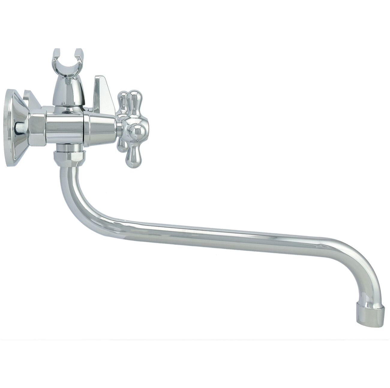 Смеситель для ванны двухвентильный с душевым гарнитуром хром Istok life Standard 0402.714 - изображение 10