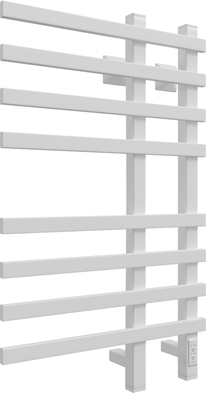 Полотенцесушитель электрический 80х50 см белый Ewrika "Медея" LT 4657771779039 - изображение 9