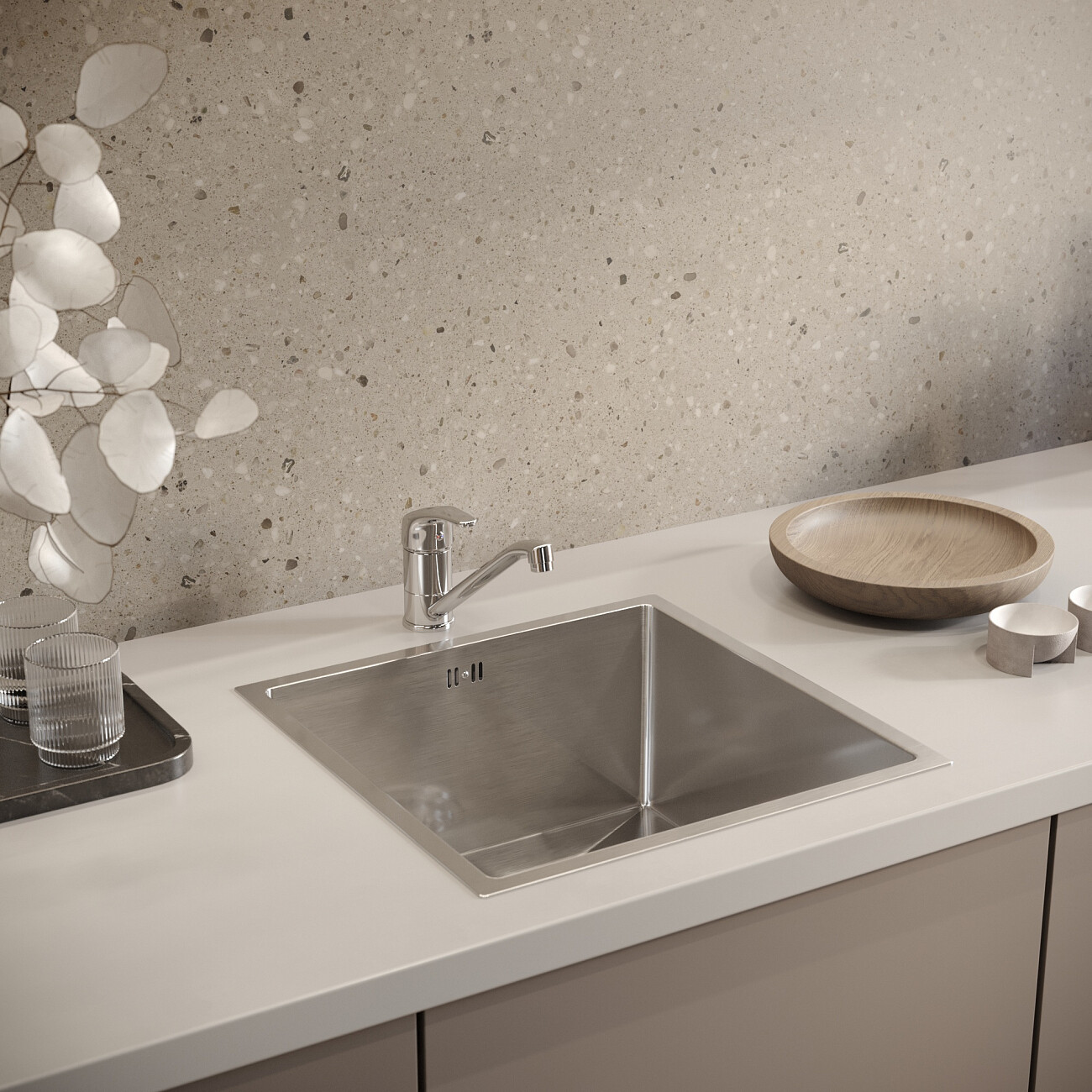 Смеситель для кухни однорычажный хром Domaci "Равенна" DC 3009 - изображение 2