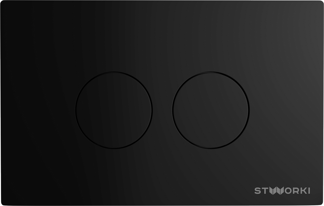 Унитаз подвесной белый Stworki "Карлстад" 5610 с инсталляцией 510163 и кнопкой "Хельсинки" 500471 - изображение 10