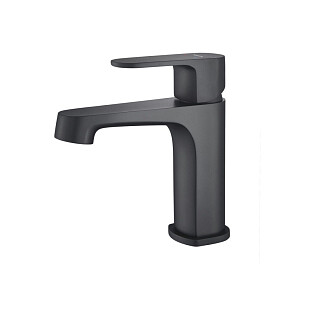 Смеситель для раковины однорычажный черный Aquatek &quot;Оберон&quot; AQ1210MB