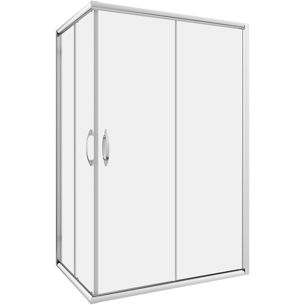 Душевой уголок прямоугольный 120х80 см хром Diwo "Суздаль" DS-SU-80х120-CR - изображение 6