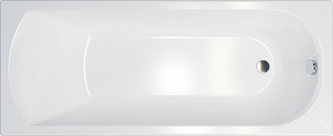 Акриловая ванна с каркасом 170x70 см белая Diwo &quot;Углич&quot; Щ0000055175, Щ0000048581
