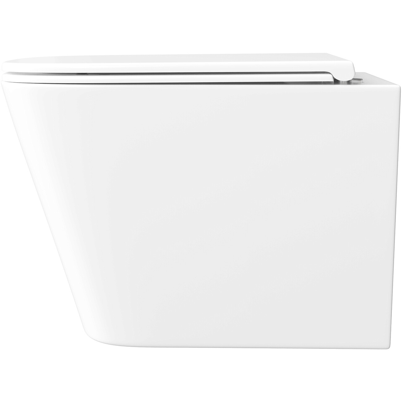 Унитаз подвесной безободковый с микролифтом белый Diwo "Смоленск" 5412 - изображение 10