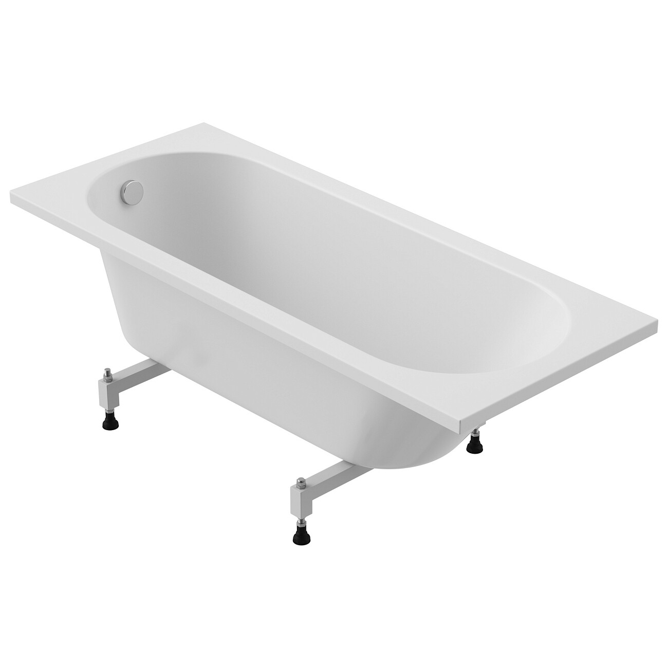 Ванна из искусственного камня 170x70 см белая Stworki "Олланд" - изображение 4