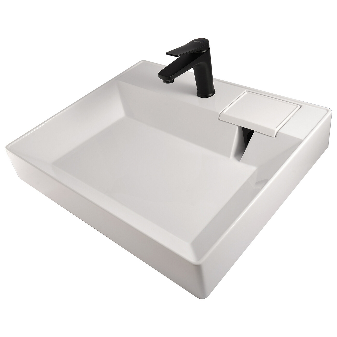 Раковина для установки над стиральной машиной 60х60 см белая Reflection Alpha RF6050TE - изображение 2