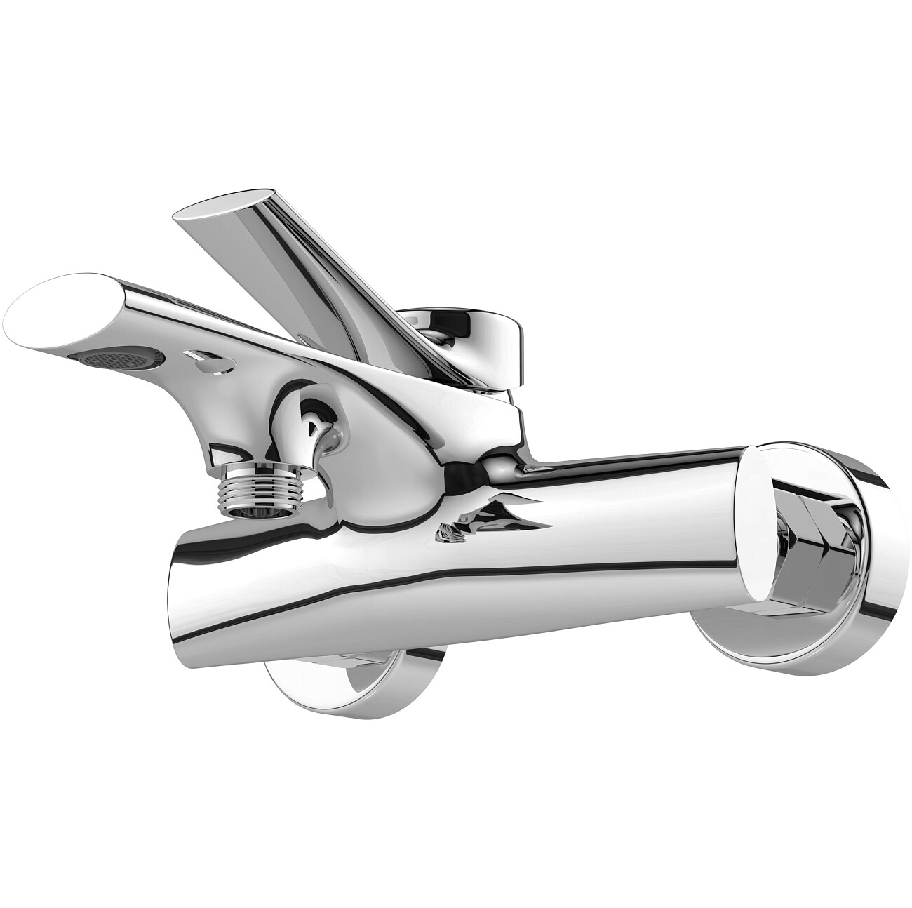 Смеситель для ванны с душем настенный хром Stworki "Ларвик" S24100CR - изображение 7