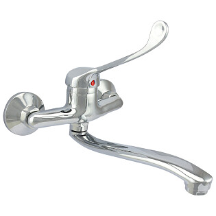 Смеситель для кухни настенный локтевой хром Istok life Standard 0402.976
