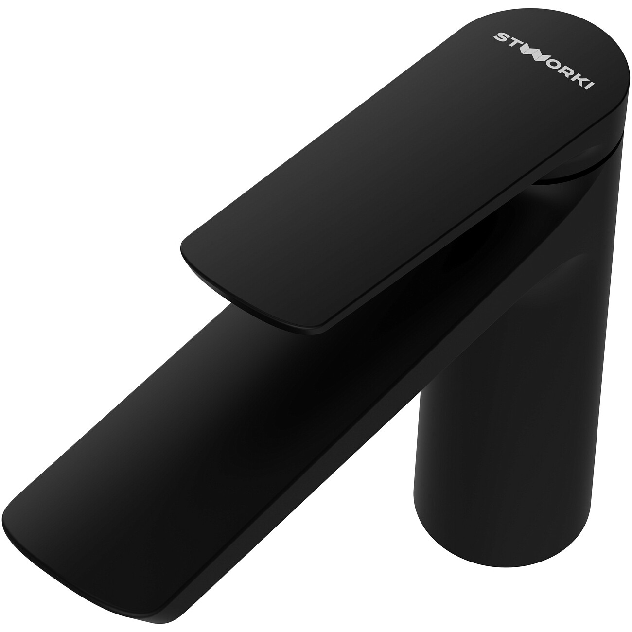 Смеситель для раковины однорычажный черный Stworki "Вирклунд" S05010BK - изображение 10