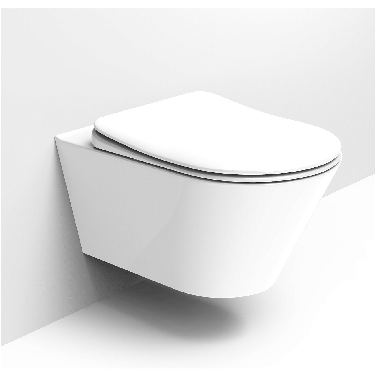 Унитаз подвесной безободковый белый Creto Logan L3 1003-001-L3W - изображение 3