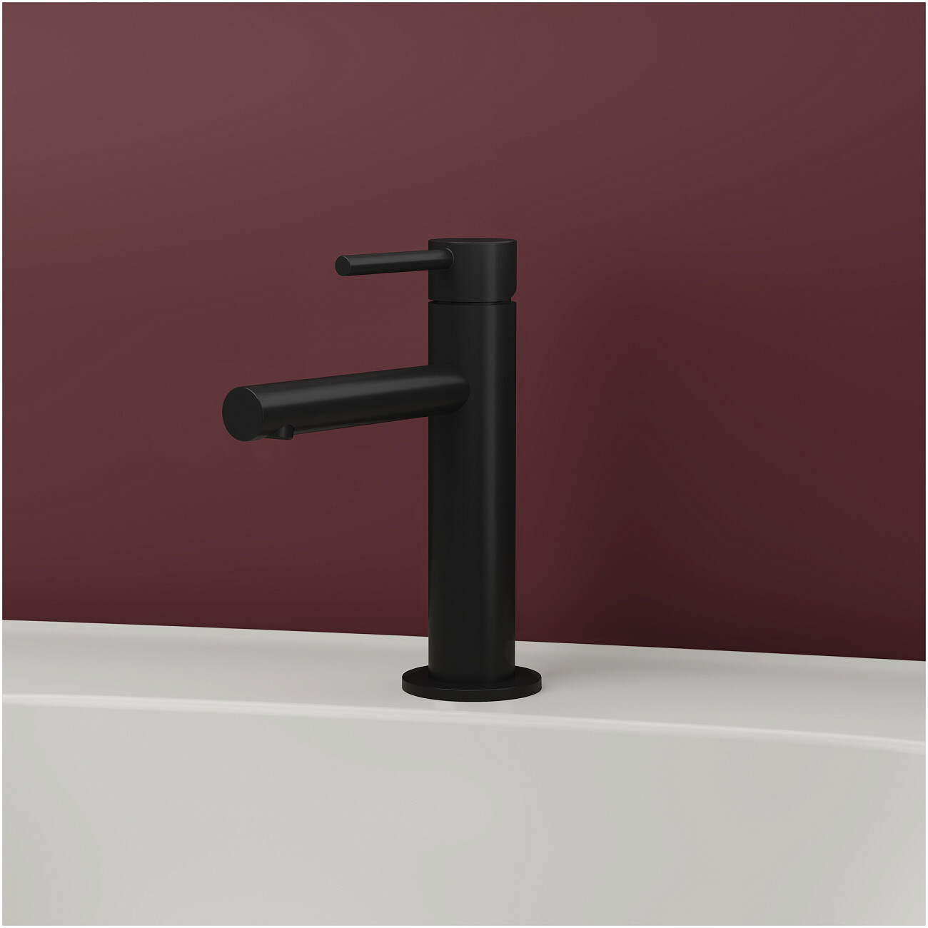 Смеситель для раковины однорычажный черный Vitra Origin A4255636 - изображение 2