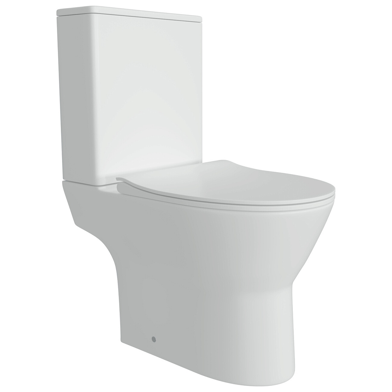 Унитаз-компакт безободковый с микролифтом белый Creto Cer C4 1803-Cer-C4NP - изображение 4