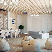 Интерьер кафе и ресторана с в деревянном доме и сауной в стиле лофт и рустике, проект «Терраса» Интерьер кафе и ресторана с в деревянном доме и сауной в стиле лофт и рустике, проект «Терраса»