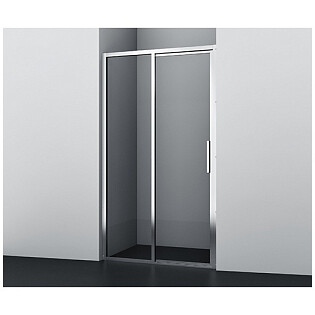 Душевая дверь раздвижная 120х200 см прозрачная, хром Wasserkraft Lopau 32S05L