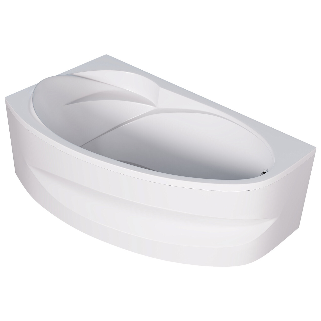 Ванна акриловая 160х95 см левая белая Creto Juliya 31-16095L - изображение 2